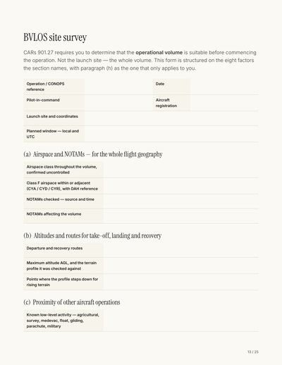 Page 13 of the Level 1 Complex Operator Templates